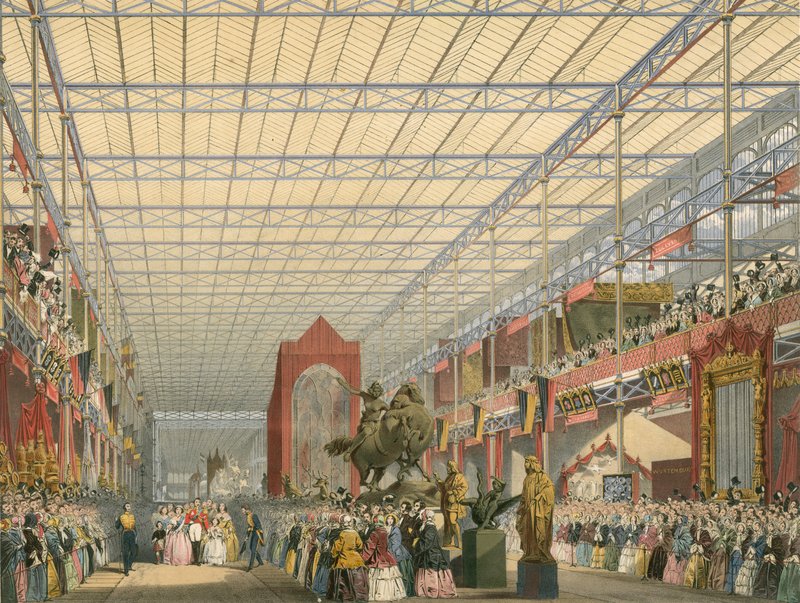 Udenlandsk skib af Den Store Udstilling i 1851 af English School