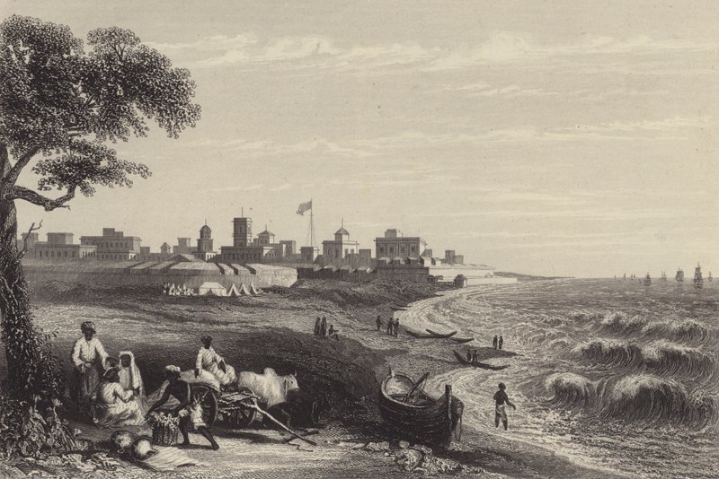 Fort George, Madras (gravering) af English School