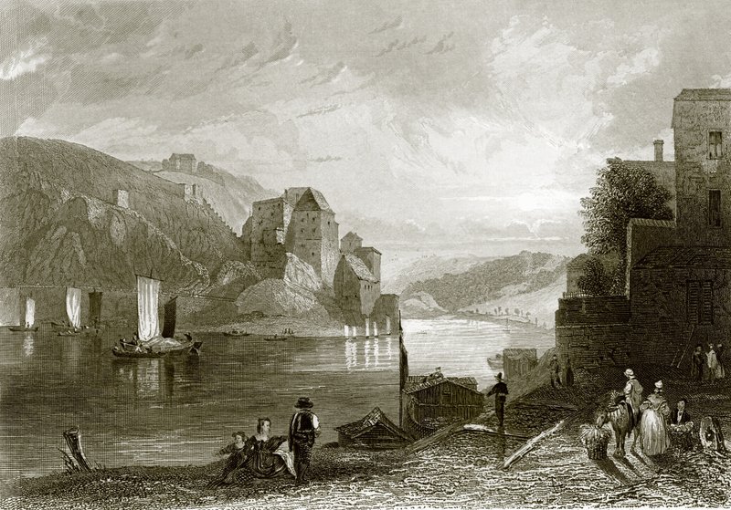 Fort Niederhaus, nær Passau af English School