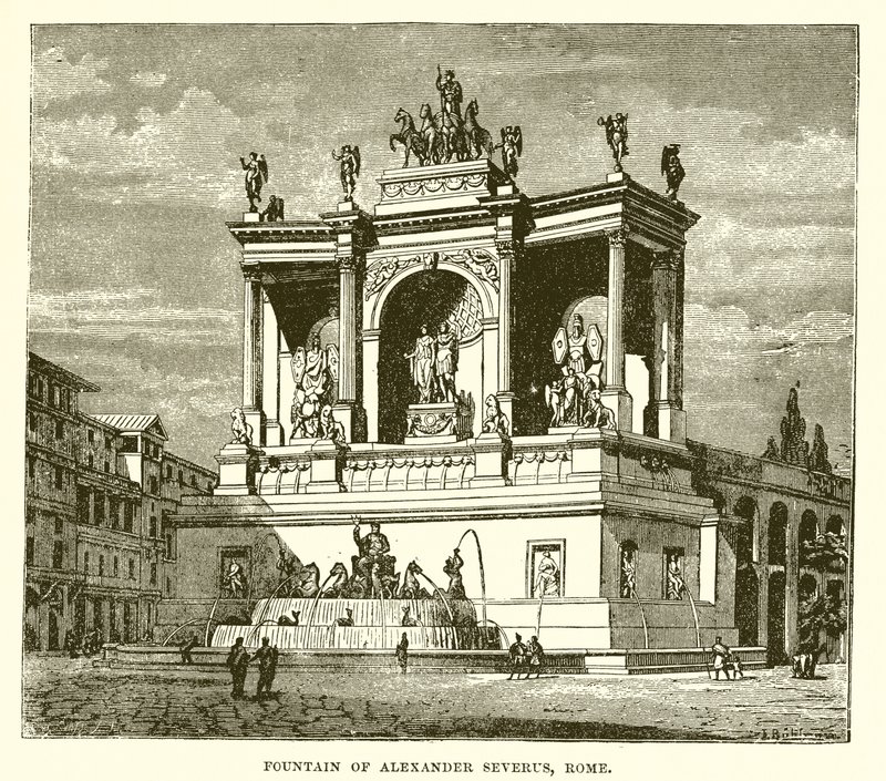 Alexander Severus springvand, Rom af English School