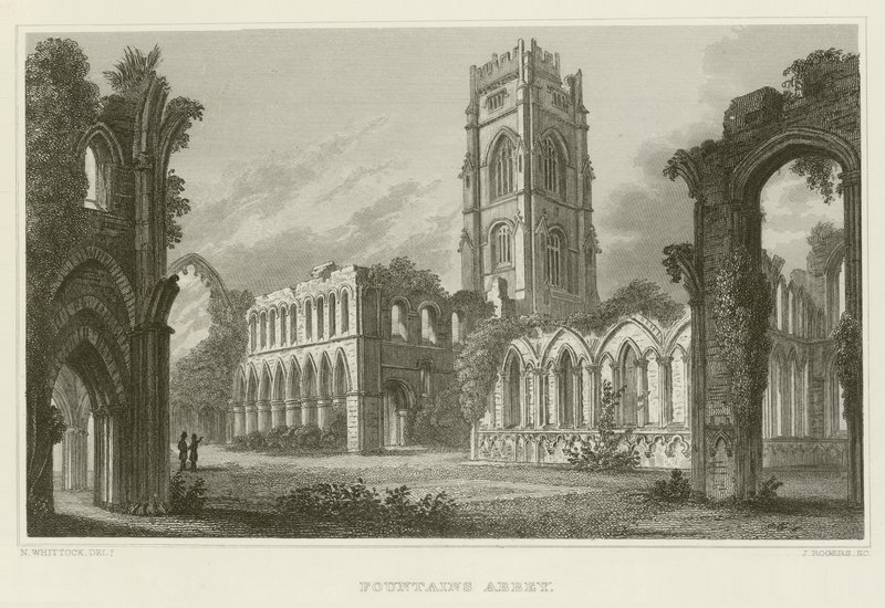 Fountains Abbey af English School