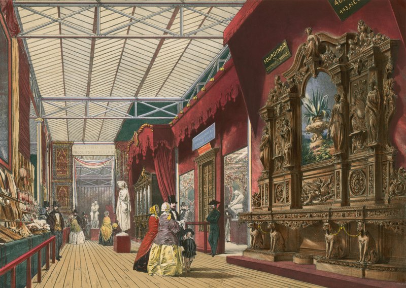 Fourdinois, Den store udstilling fra 1851 af English School