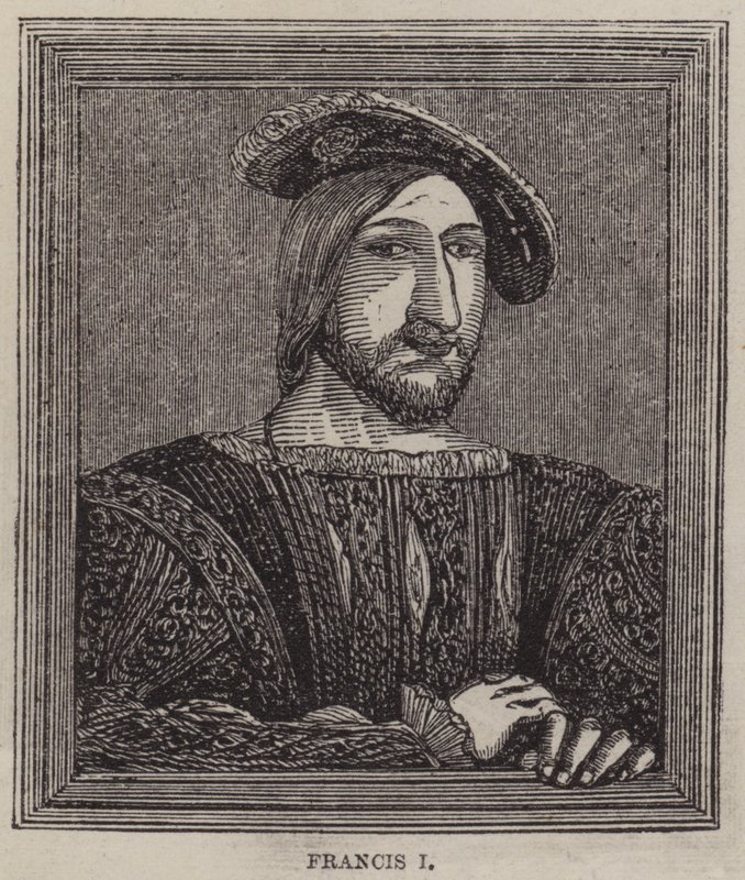 Frans I (gravering) af English School