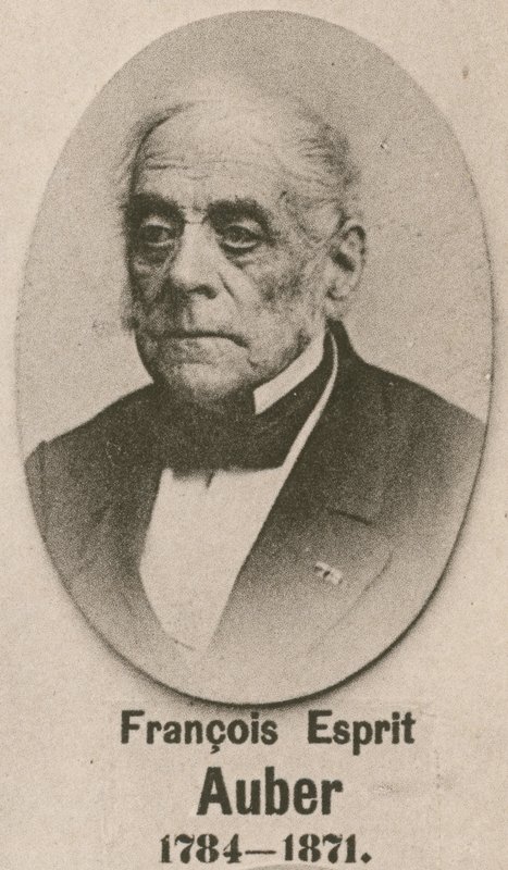 Francois Esprit Auber (gravering) af English School