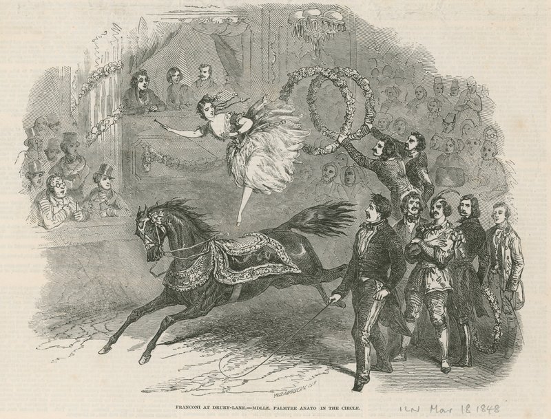 Franconi på Drury Lane - Middle Palmyre Anato in the Circle af English School