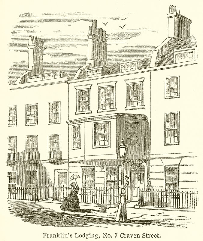 Franklins Lodging, nr. 7 Craven Street af English School