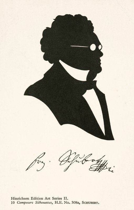 Franz Schubert, østrigsk komponist (litho) af English School