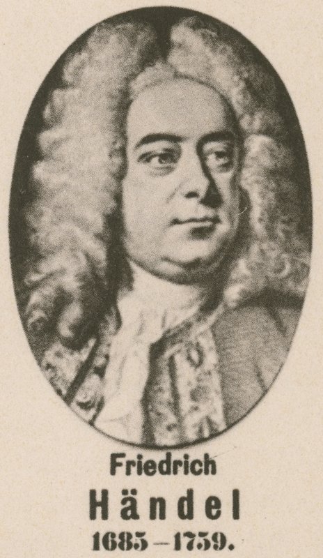 Friedrich Handel (gravering) af English School