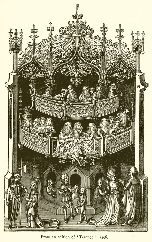 Fra en udgave af Terence. 1496 af English School