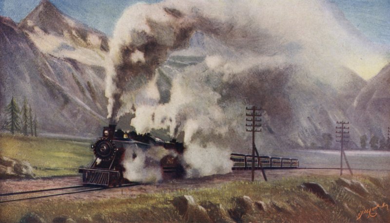 Fra Atlanterhavet til Stillehavet, Imperial Limited Express krydser Rocky Mountains ? af English School