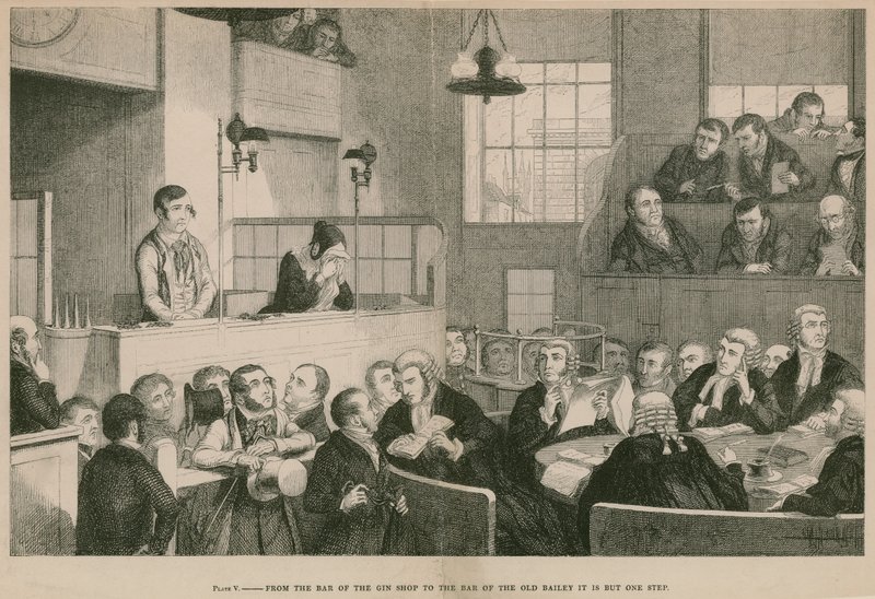 Fra baren i Gin Shop til baren på Old Bailey er kun et skridt af English School
