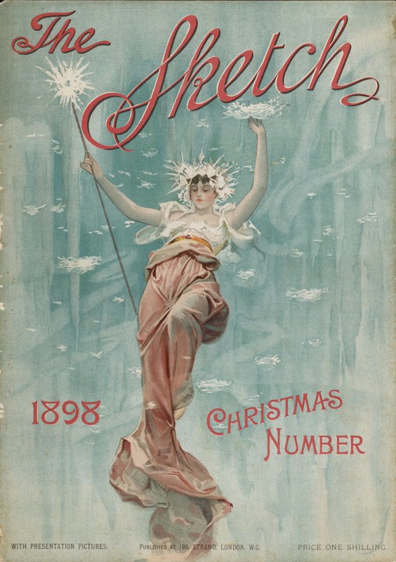 Forside af The Sketch Christmas Number, 1898 af English School