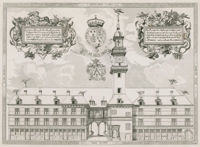 Forside af Royal Exchange, London af English School