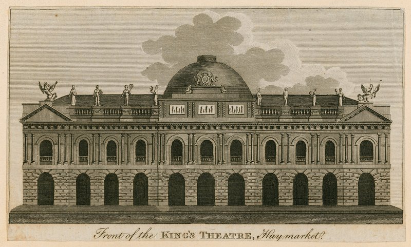Foran Kings Theatre, Haymarket, London af English School