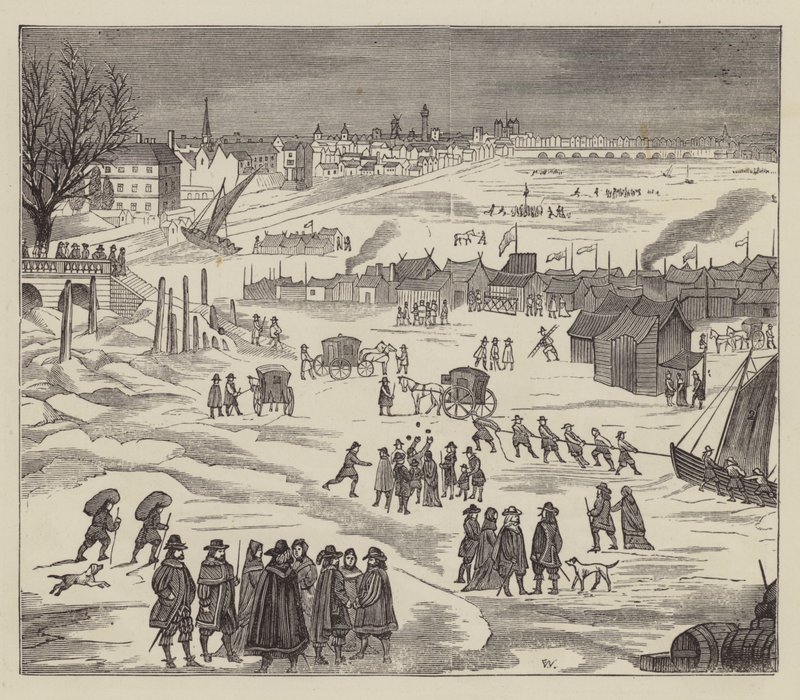 Frost Fair (gravering) af English School