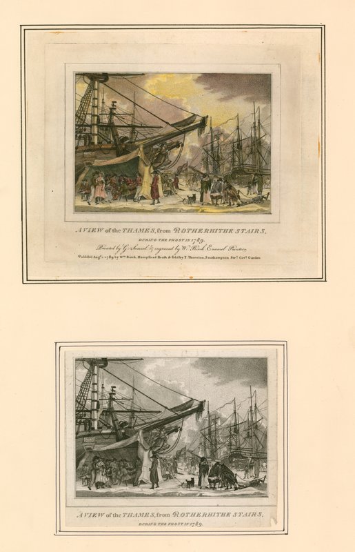 Frostmesse 1789 af English School
