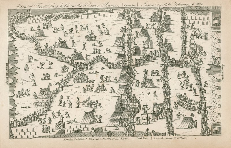 Frostmesse 1814 af English School