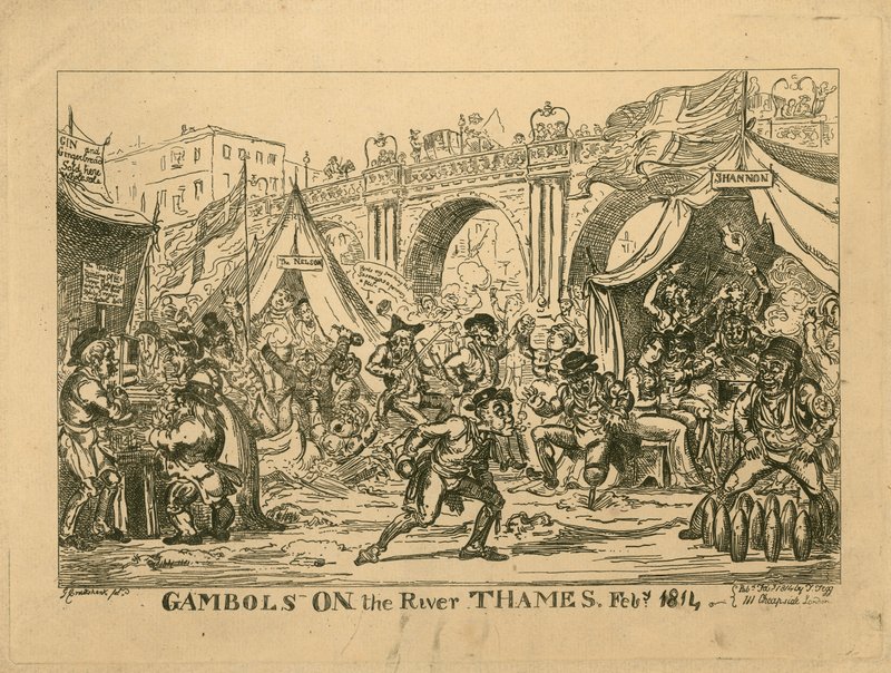 Frostmesse 1814 af English School