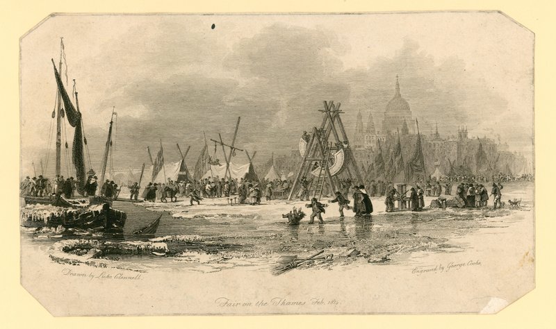 Frostmesse 1814 af English School