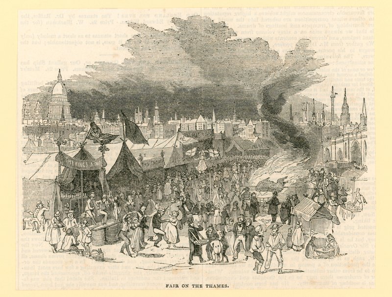 Frostmesse 1814 af English School
