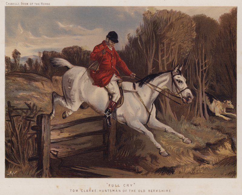 "Full Cry," Tom Clarke, Huntsman of the Old Berkshiredani af English School