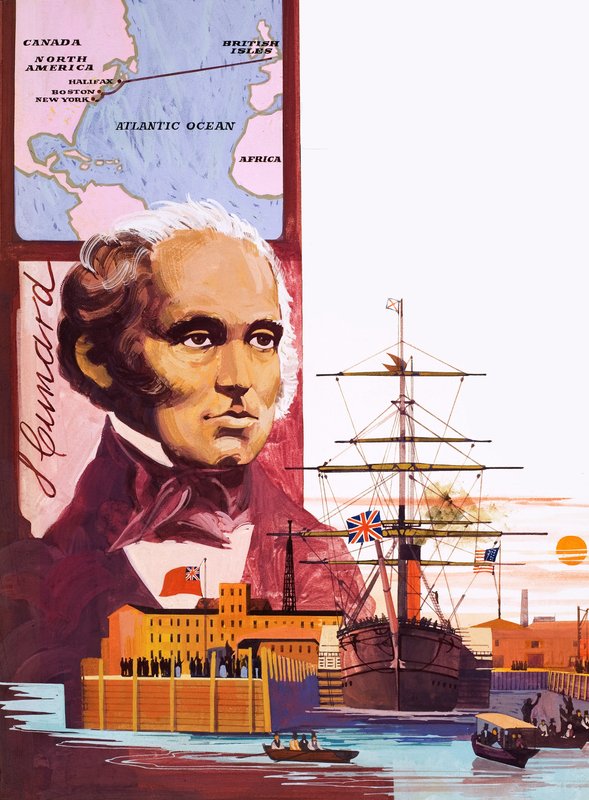 Fuld fart fremad, passagerskibspioneren Samuel Cunard fra Atlanterhavet af English School