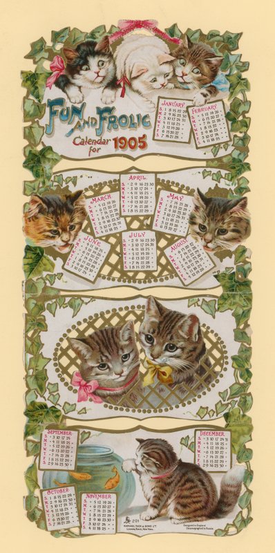 Sjov og sjov kalender for 1905 af English School