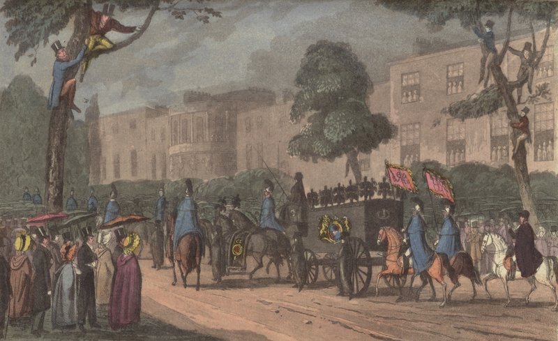 Begravelsesoptog af dronning Caroline, kong George IV