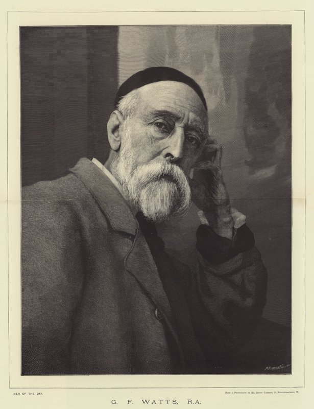 GF Watts, RA (gravering) af English School