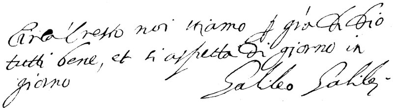 Galileo Galilei af English School