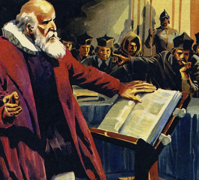 Galileos opdagelse af, at Jorden kredsede om Solen, blev betragtet som kætteri af English School