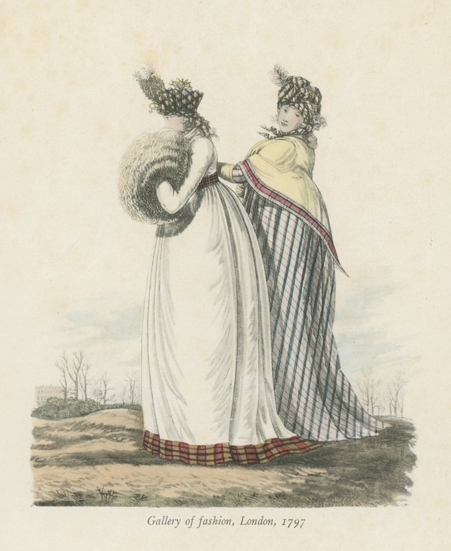 Gallery of Fashion, London, 1797 af English School