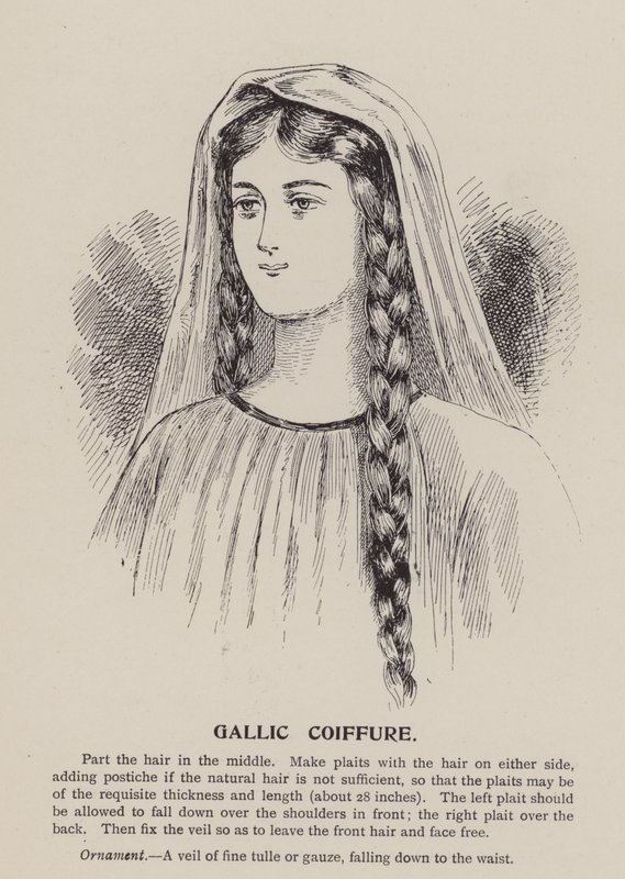 Gallisk frisure (kobberstik) af English School