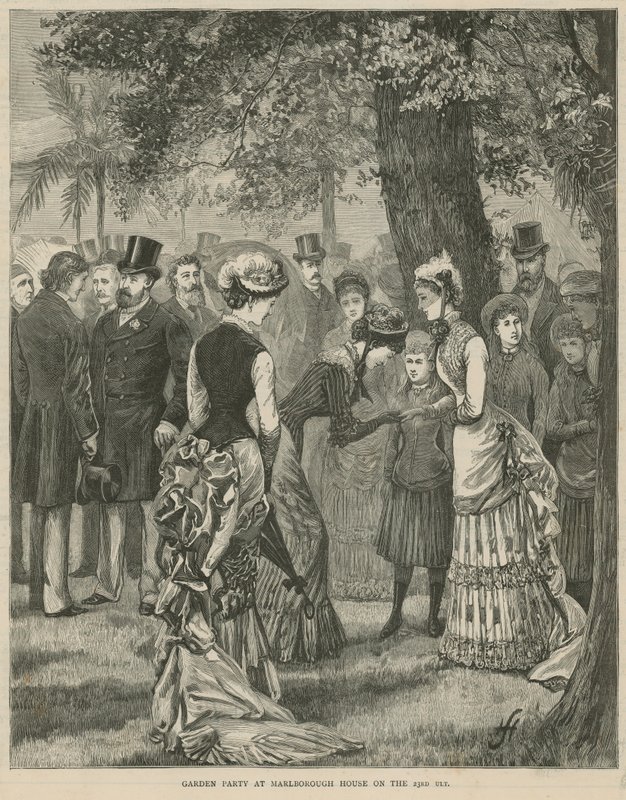 Havefest i Marlborough House den 23. juli 1883 af English School