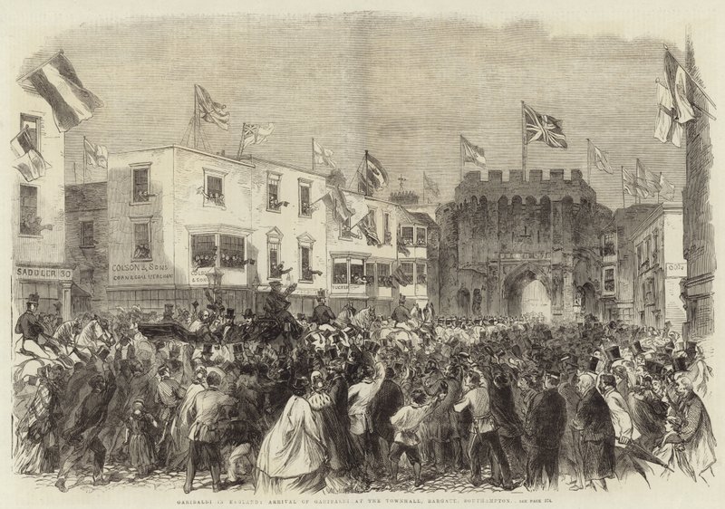 Garibaldi i England af English School