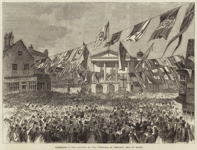 Garibaldi i England af English School