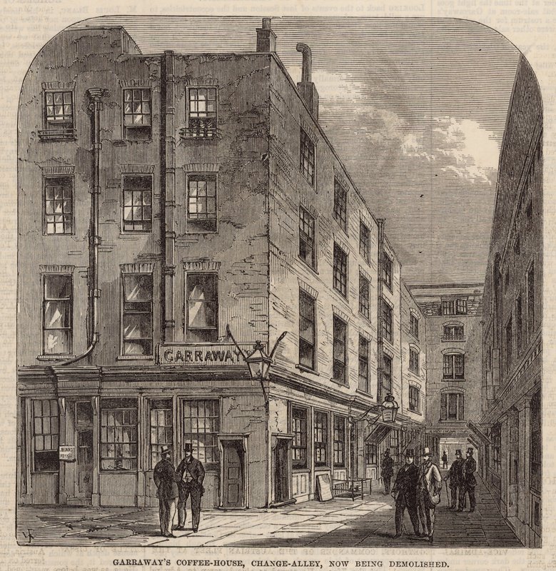 Garraways Coffee House, Change Alley af English School