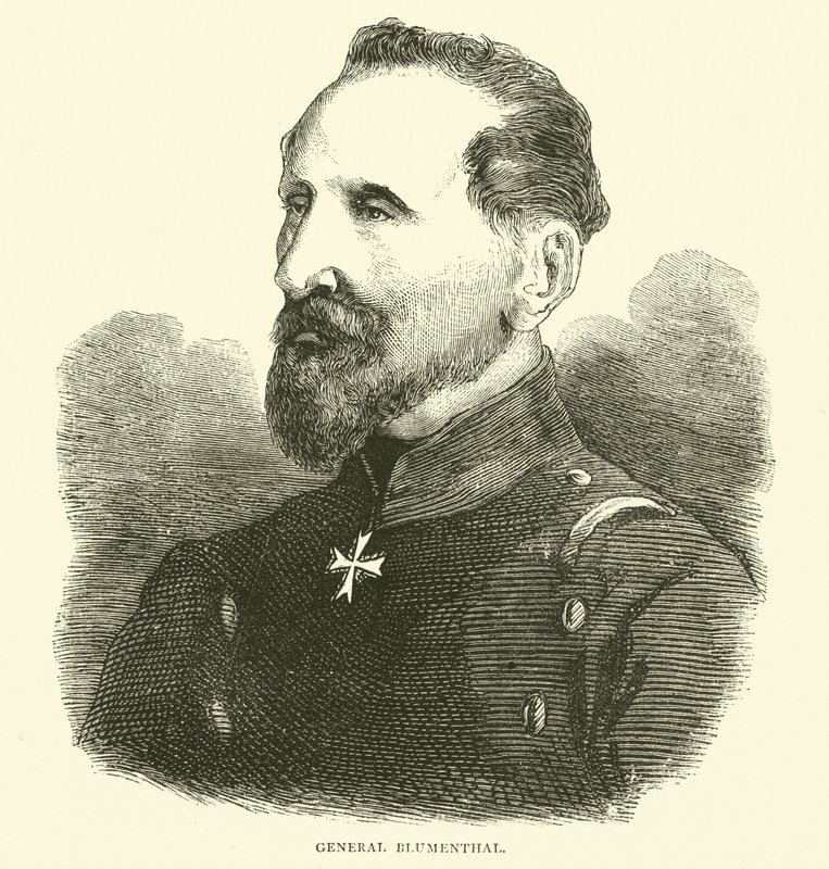 General Blumenthal, november 1870 af English School
