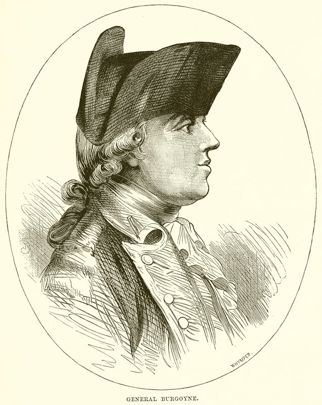 General Burgoyne af English School