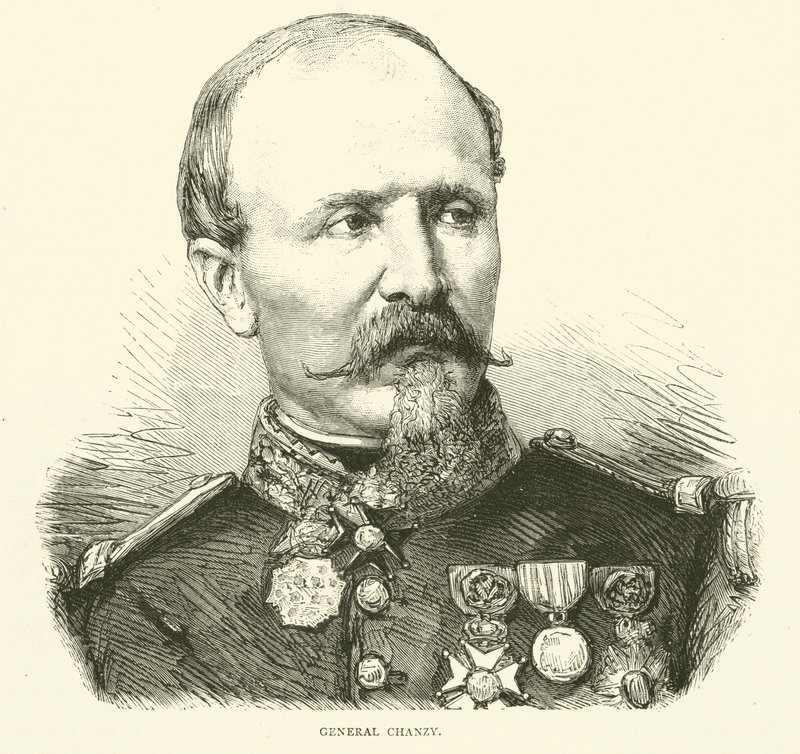 General Chanzy, november 1870 af English School