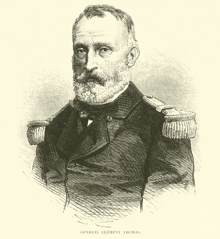General Clement Thomas, marts 1871 af English School