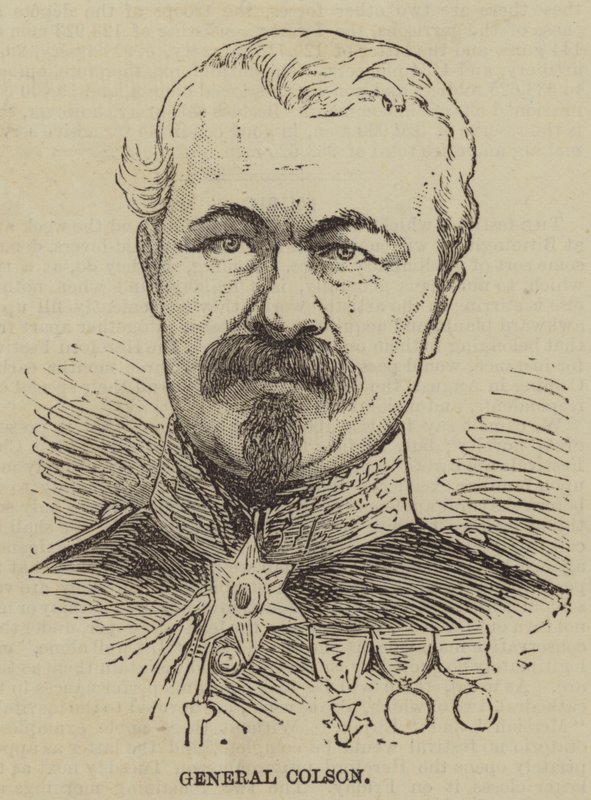 General Colson (gravering) af English School