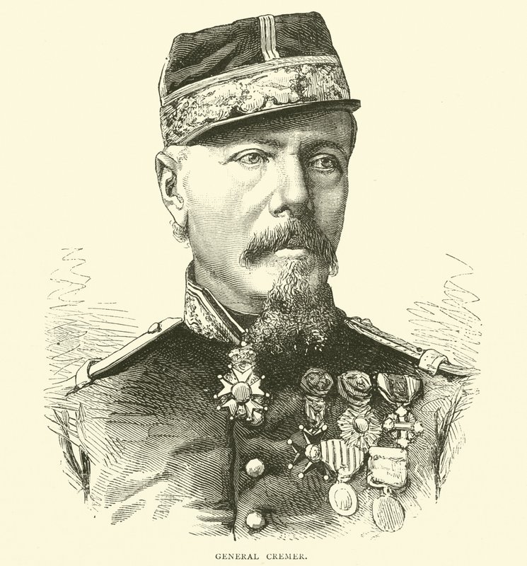 General Cremer, oktober 1870 af English School