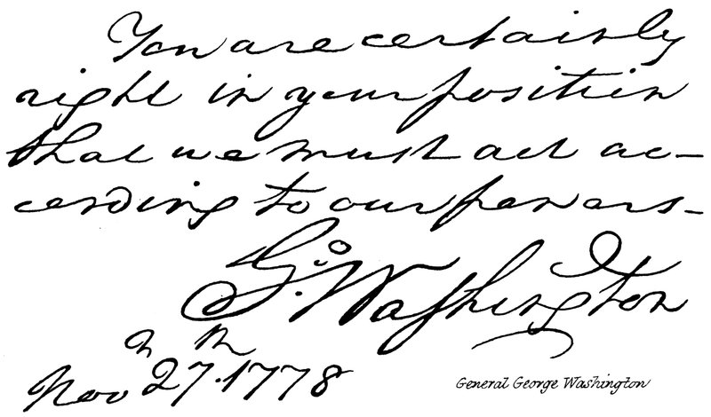 General George Washington af English School