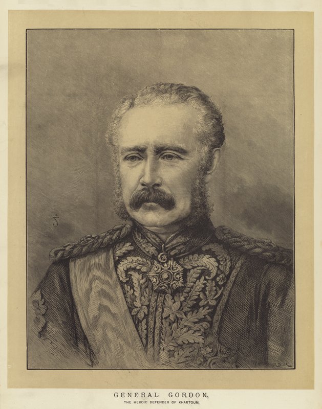 General Gordon, den heroiske forsvarer af Khartoum af English School