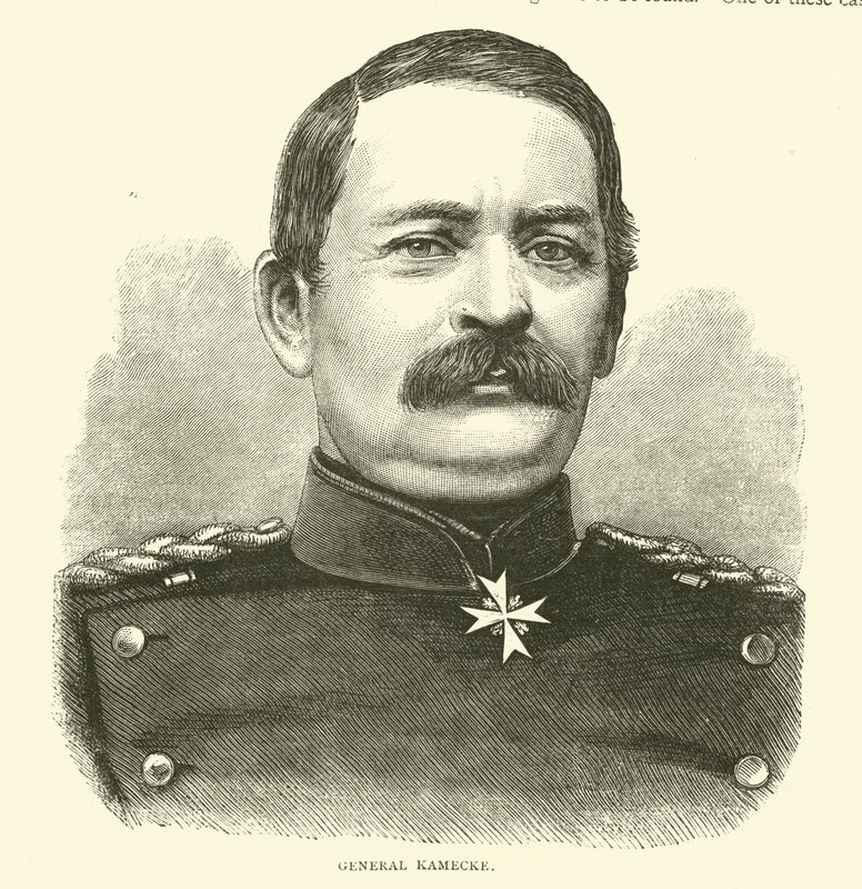 General Kamecke, oktober 1870 af English School