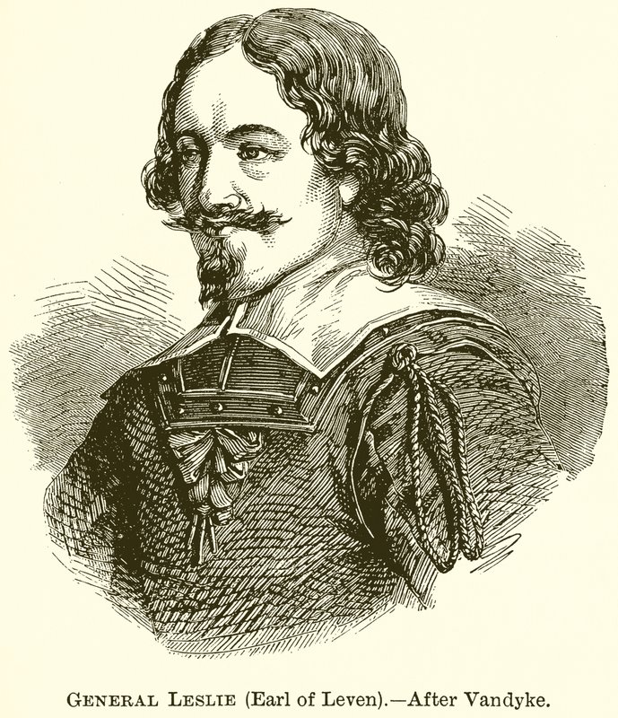 General Leslie (jarl af Leven) af English School