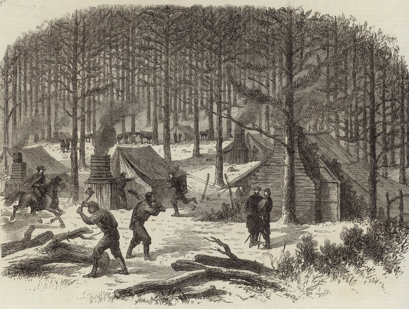General Stuarts hovedkvarter på Rapidan af English School