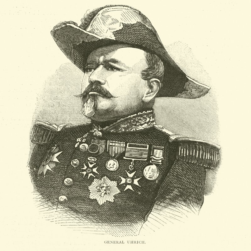 General Uhrich, september 1870 af English School
