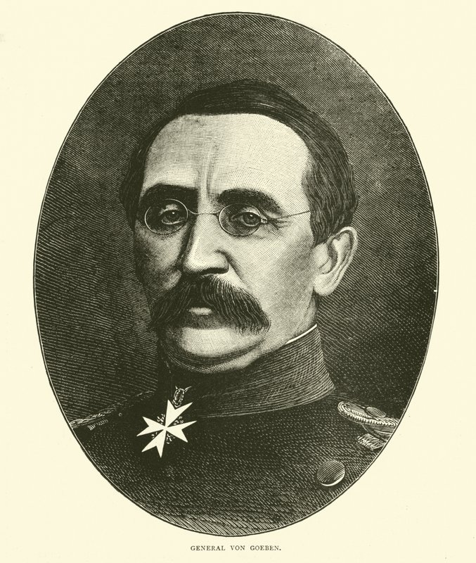 General Von Goeben, oktober 1870 af English School